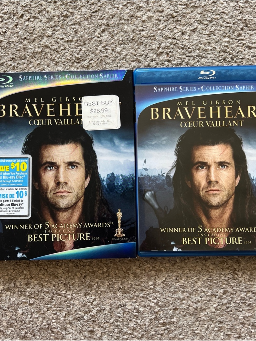 Mel Gibson Braveheart (Blu-ray) Sapphire Series 2 Disc Set